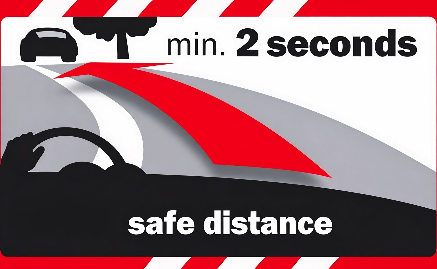 BACKOFFMYASS - 2-second safe distance rule